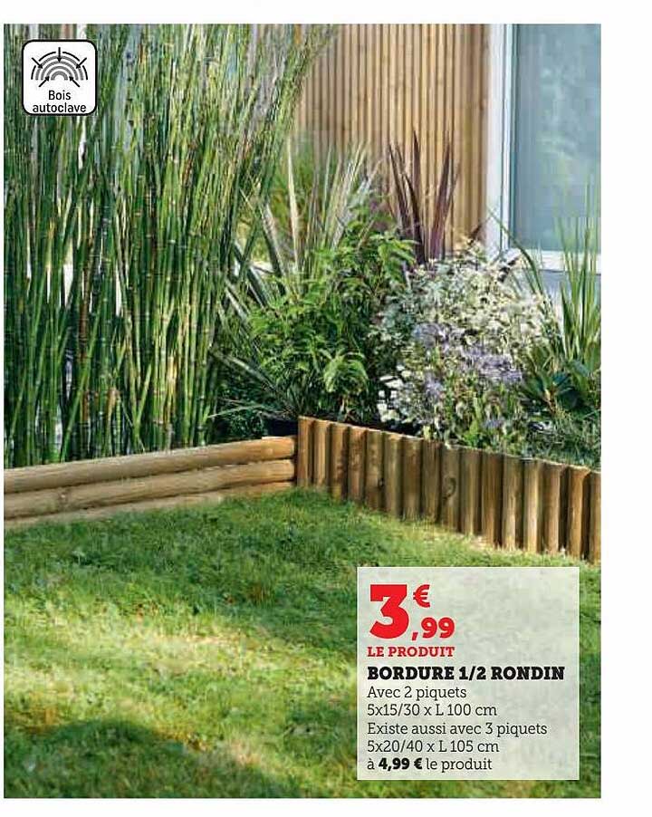Bordure 1-2 Rondin