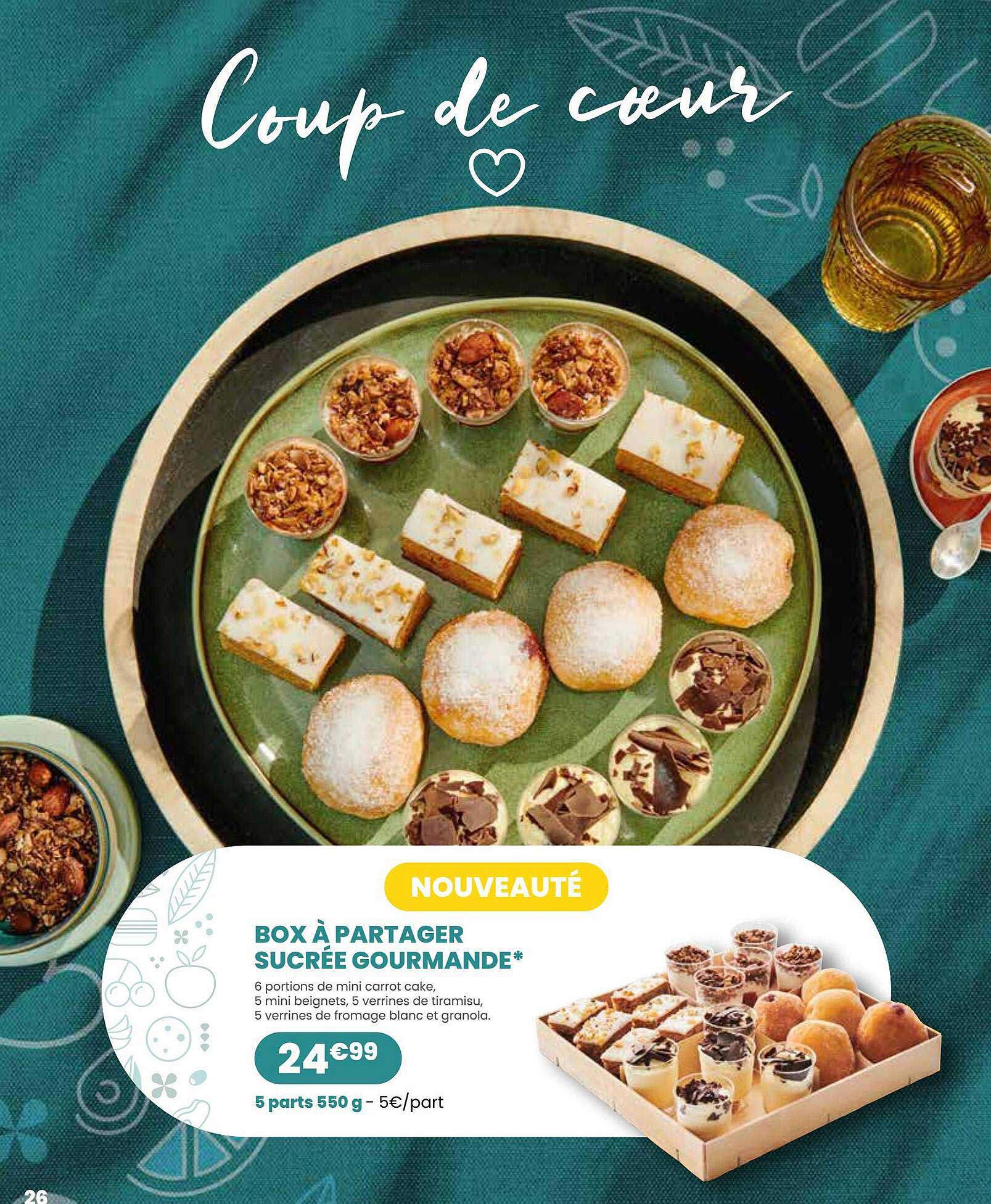 box à partager sucrée gourmande