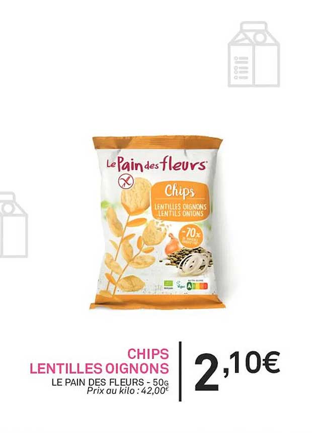 Chips Lentilles Oignons Le Pain Des Fleurs