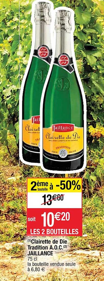 clairette de die tradition a.o.c. jaillance