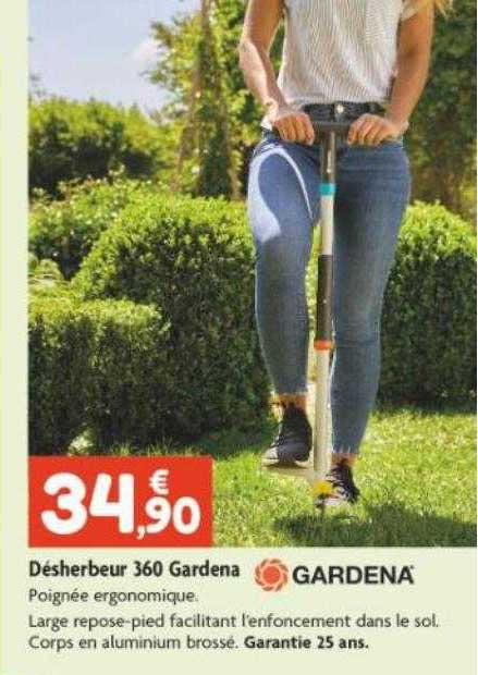 désherbeur 360 gardena
