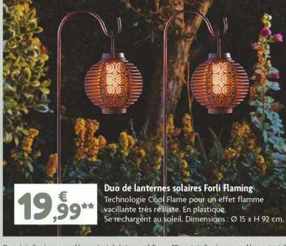 duo de lanternes solaires forli flaming