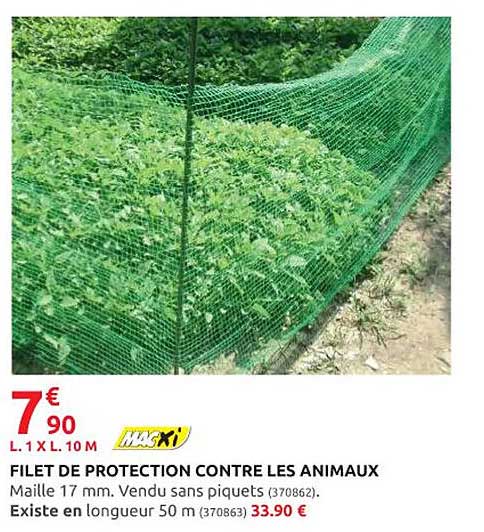 filet de protection contre les animaux macxi