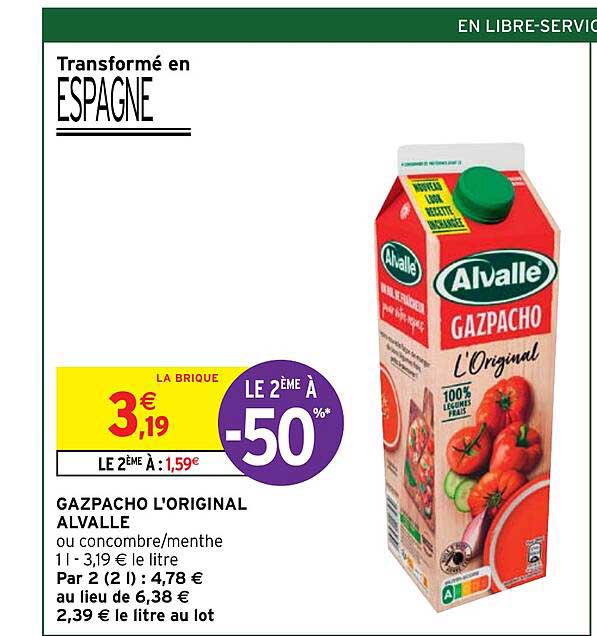 Gazpacho L'original Alvalle