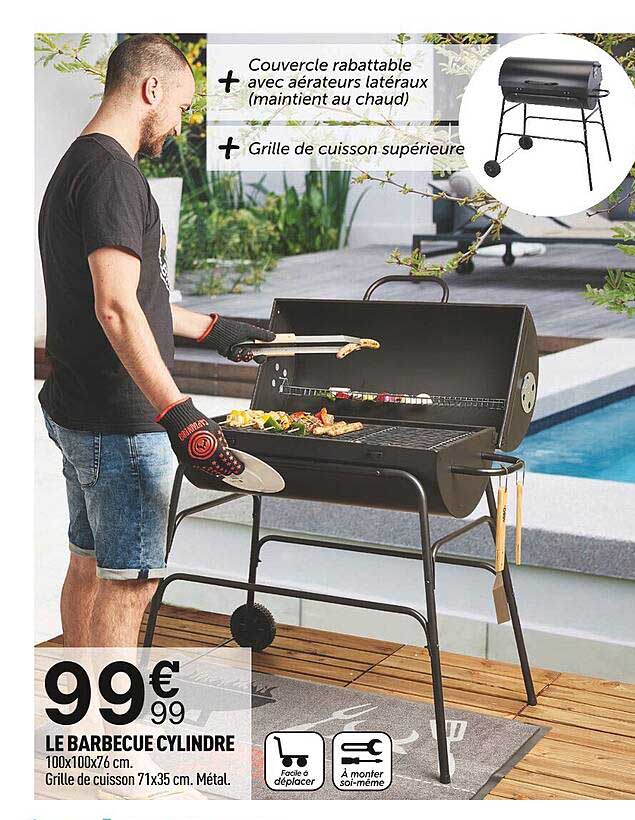 le barbecue cylindre