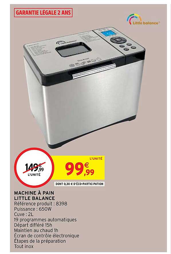 machine à pain little balance