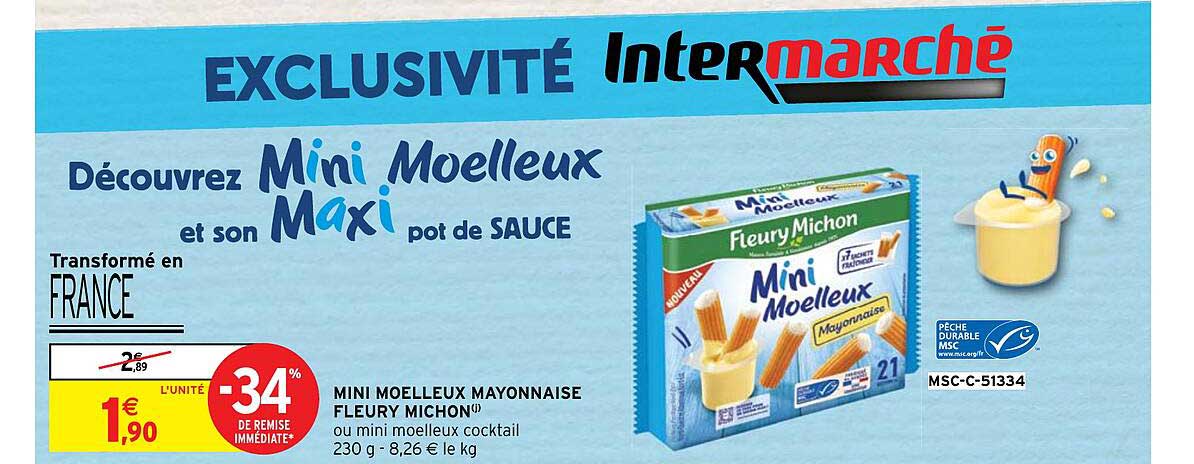 mini moelleux mayonnaise fleury michon