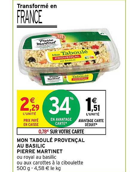 mon taboulé provençal au basilic pierre martinet