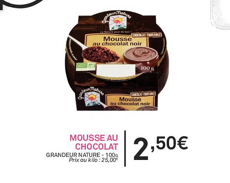 mousse au chocolat grandeur nature