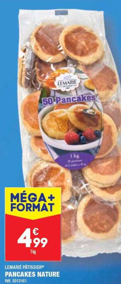 pancakes nature lemarié pâtissier