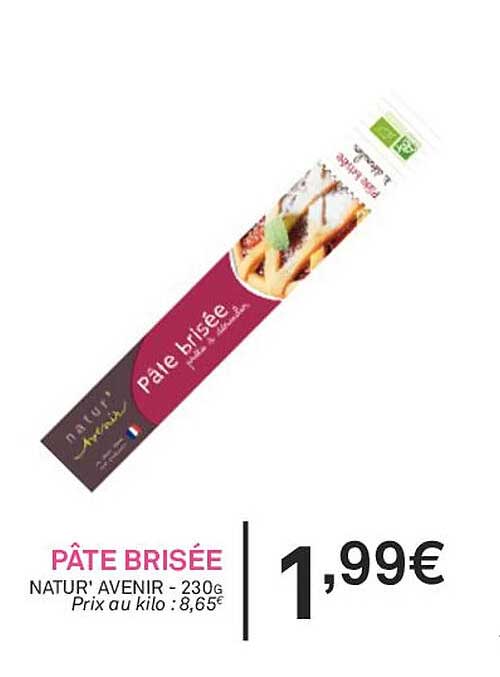 pâte brisée natur' avenir