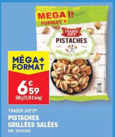 pistaches grillées salées trader joe's
