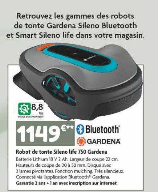 Robot De Tonte Sileno Life 750 Gardena