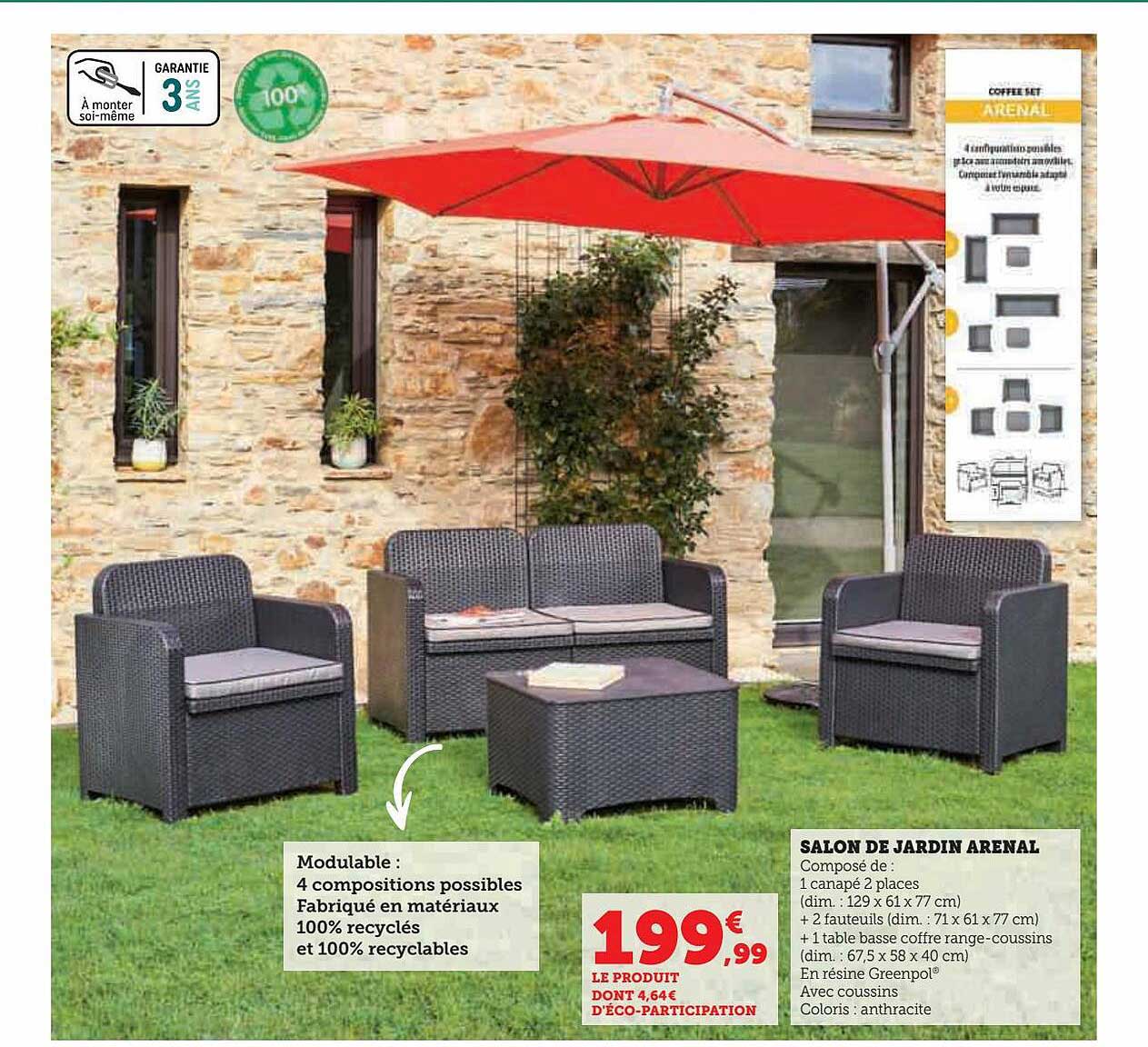 Salon De Jardin Arenal