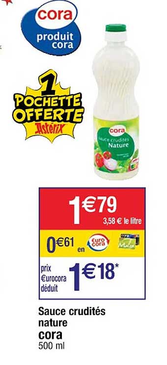 Sauce Crudités Nature Cora
