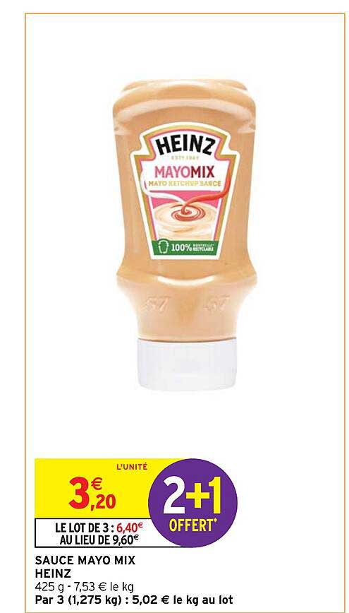 Sauce Mayo Mix Heinz