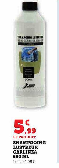 shampooing lustreur carlinea 500ml