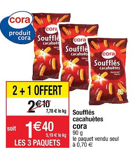 Soufflés Cacahuètes Cora