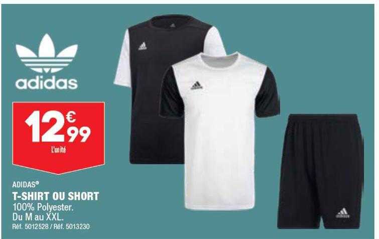 t-shirt ou short adidas