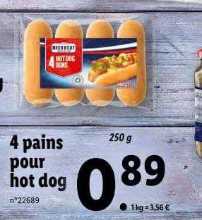 4 pains pour hot dog mcennedy
