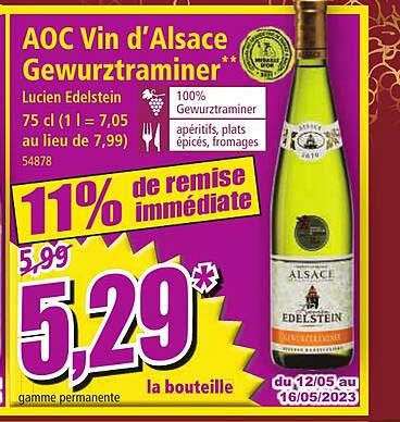 aoc vin d'alsace gewurztraminer lucien edelstein