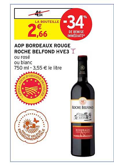 aop bordeaux rouge roche beldond hve3