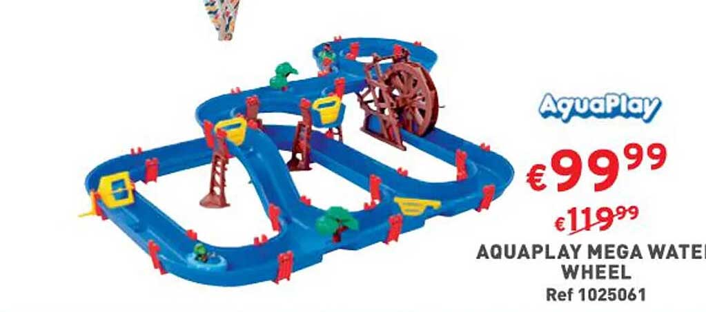 aquaplay méga water wheel