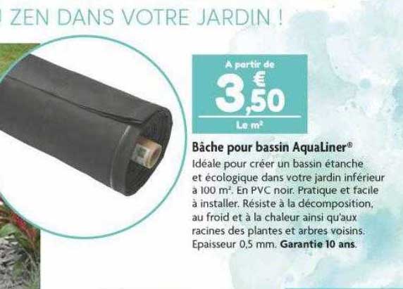 bâche pour bassin aqualiner