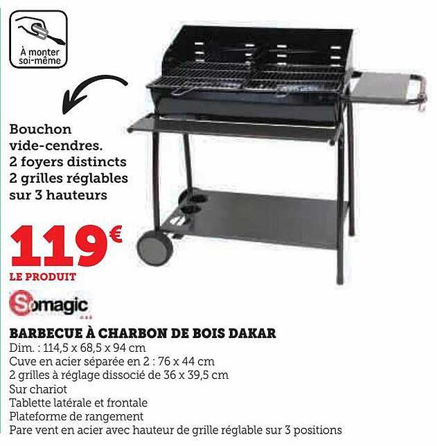barbecue à charbon de bois dakar somagic