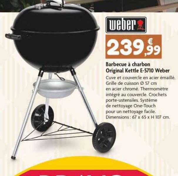 Barbecue à Charbon Original Kettle E-5710 Weber