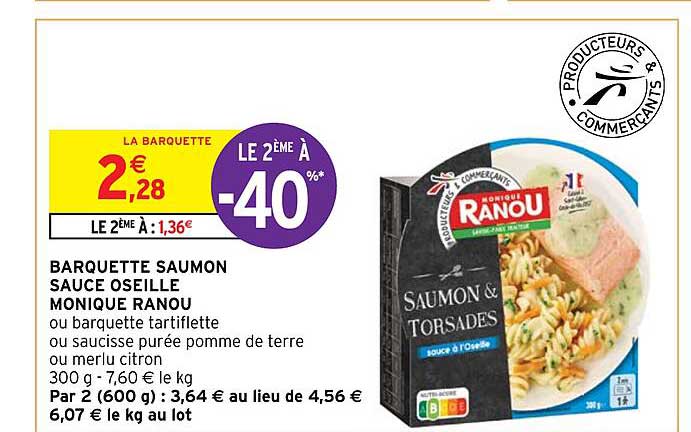 barquette saumon sauce oseille monique ranou