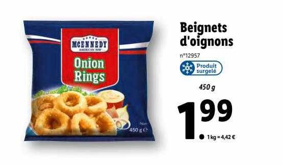beignets d'oignons mcennedy