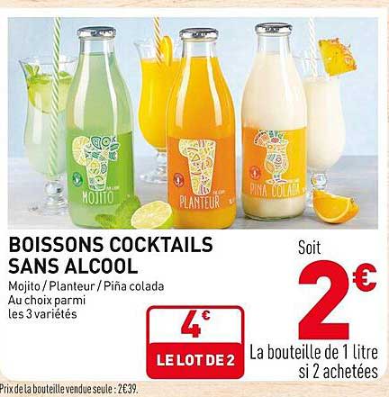 Boisson Cocktails Sans Alcool