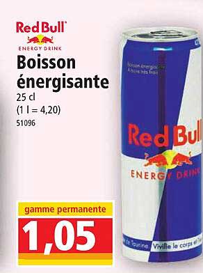 boisson énergisante red bull