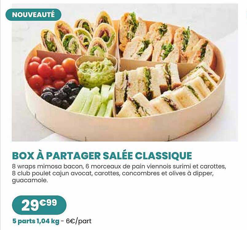 box à partager salée classique