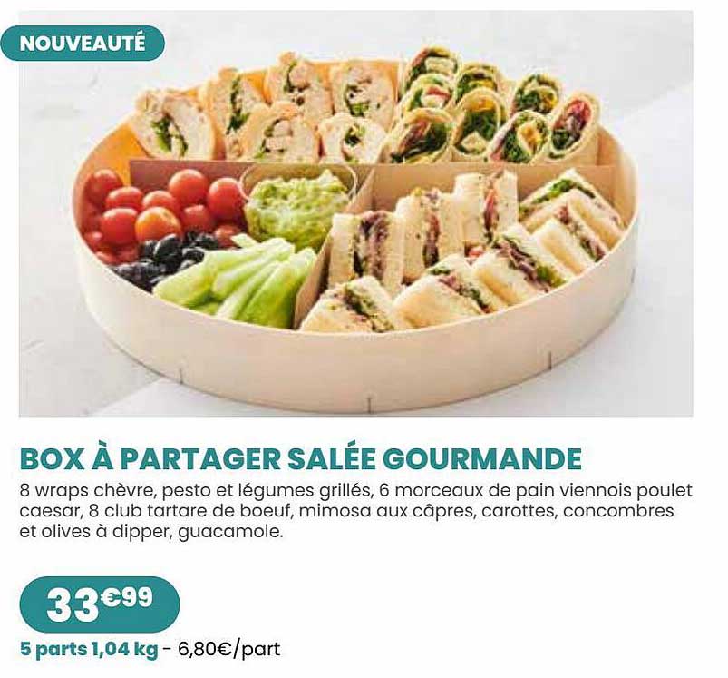 box à partager salée gourmande