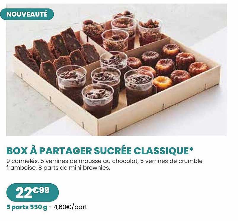 box à partager sucrée classique