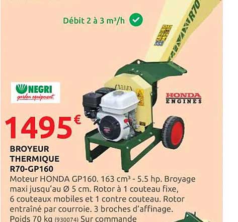 broyeur thermique r70-gp160 negri