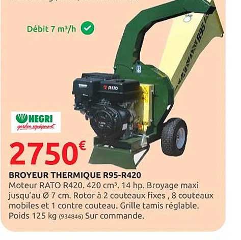 broyeur thermique r95-r420 negri