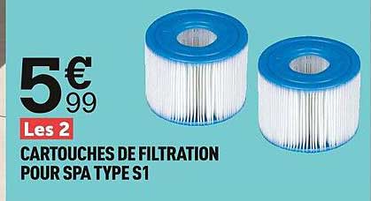 cartouches de filtration pour spa type s1