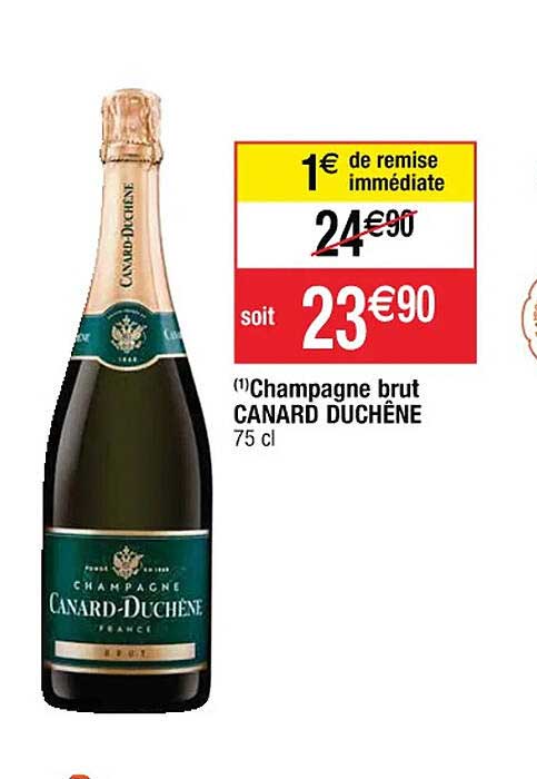 champagne brut canard duchêne