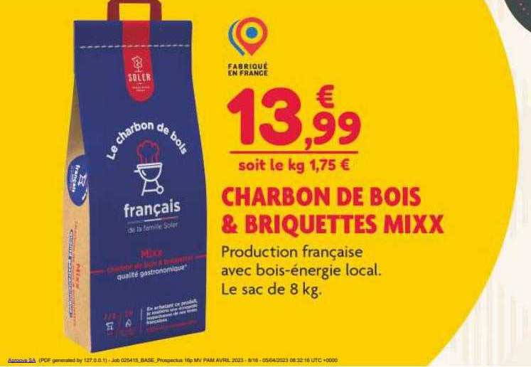 charbon de bois & briquettes mixx