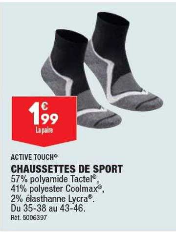 Chaussettes De Sport Active Touch