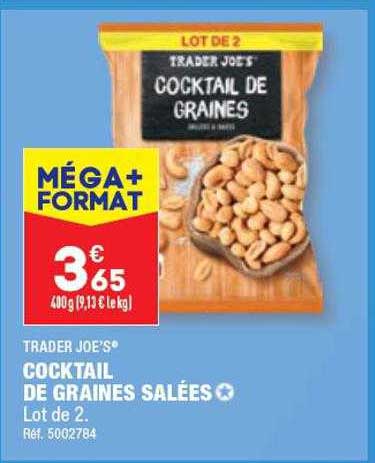 Cocktail De Graines Salées Trader Joe's