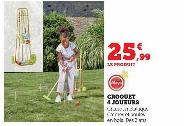 croquet 4 joueurs