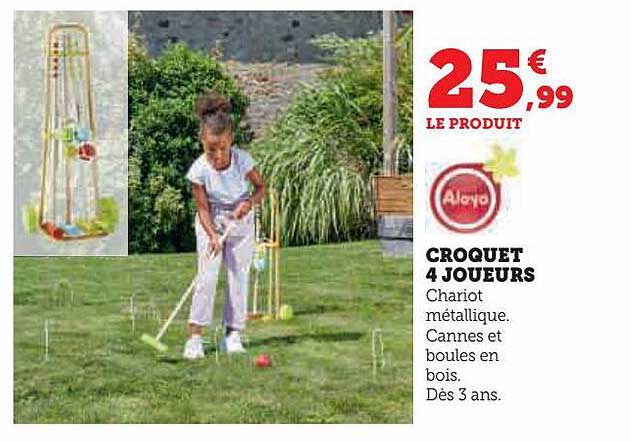 croquet 4 joueurs