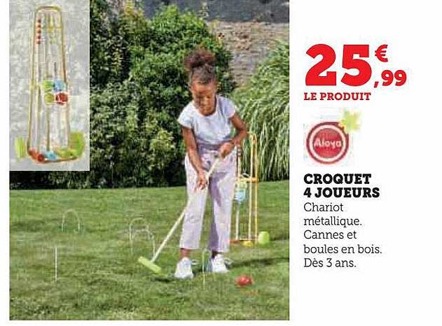 croquet 4 joueurs