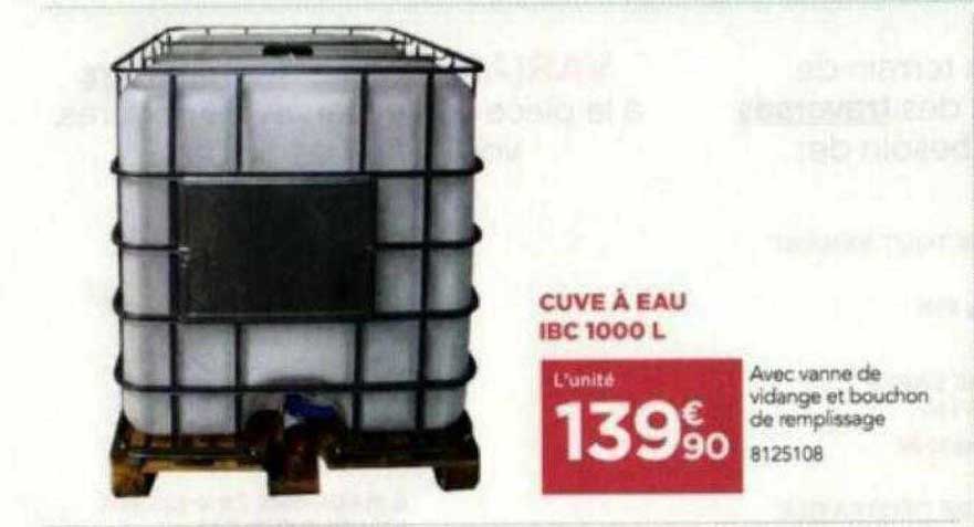 cuve à eau ibc 1000l