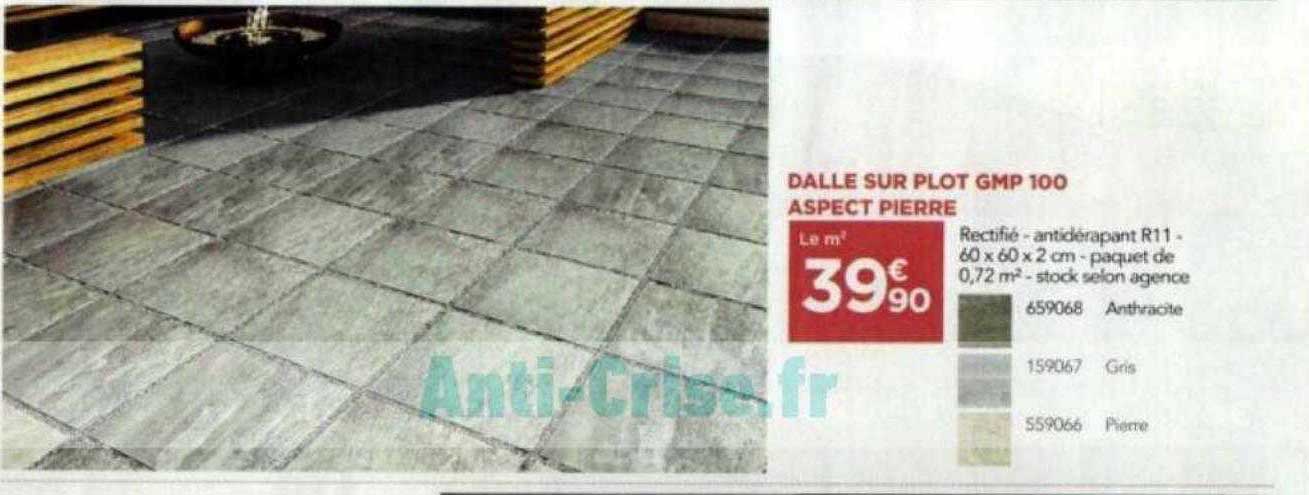 dalle sur plot gmp 100 aspect pierre