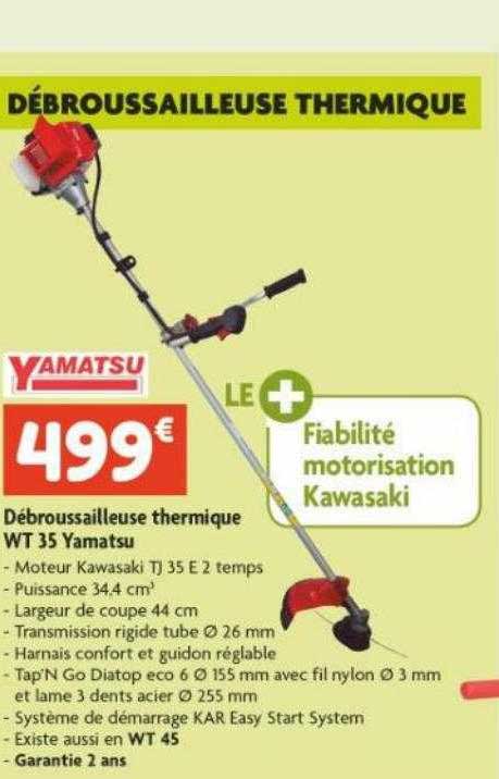 Débroussailleuse Thermique Wt 35 Yamatsu